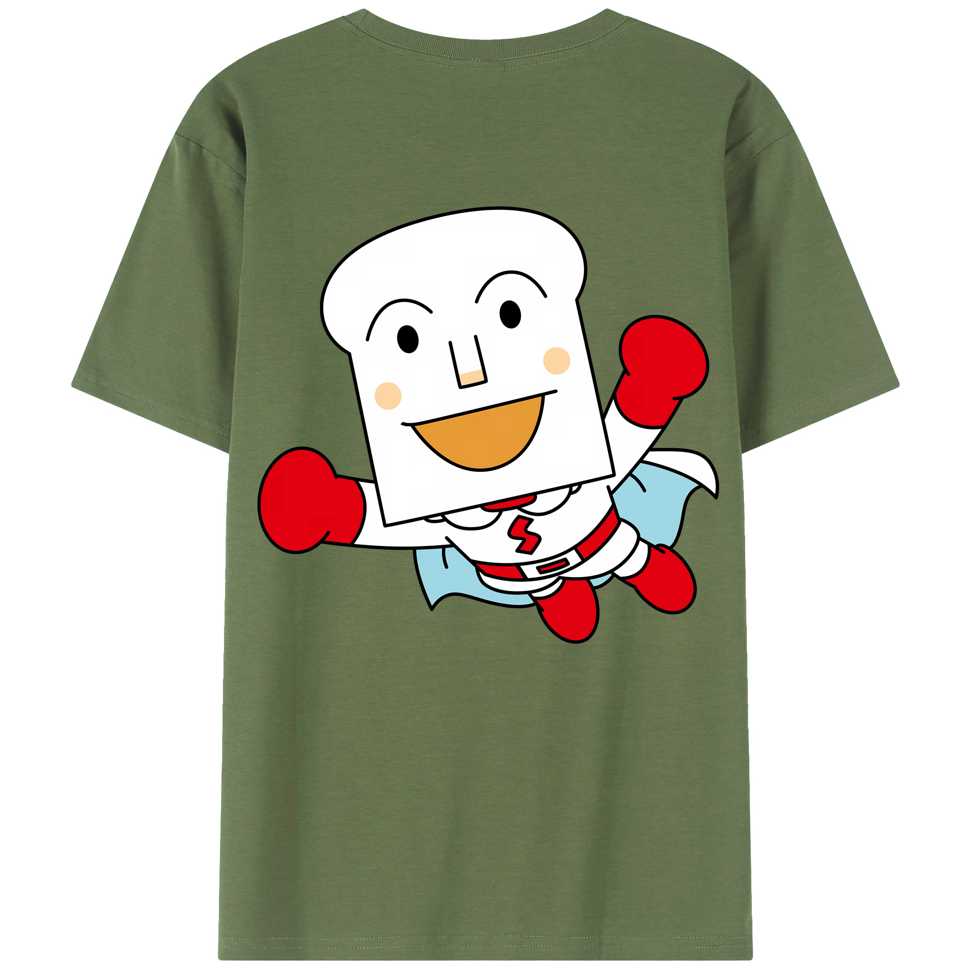 （画像用） アンパンマン Anpanman 綿100％ メンズ半袖Tシャツ（バックプリント） 通気性
